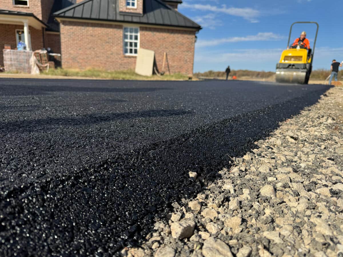 Asphalt Paving Co crew on the job